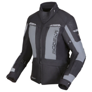 Modeka HYDRON LADY Motorradjacke schwarz grau Gr. 40