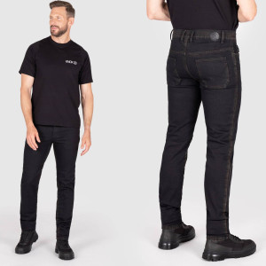 Knox Colton Slim Motorradjeans schwarz Gr. L regular