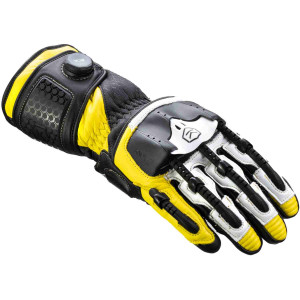 Knox Handroid MK5 Handschuhe schwarz weiß gelb Gr. XL