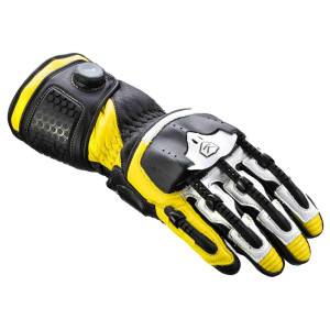 Knox Handroid MK5 Handschuhe schwarz weiß gelb Gr. XL