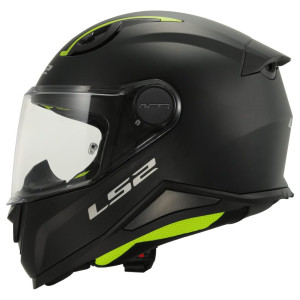 LS2 FF812 KID Kinderhelm Solid schwarz matt Gr. L 51/52