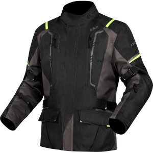 LS2 NARVIK MAN Motorradjacke grau schwarz gelb Gr. XXL