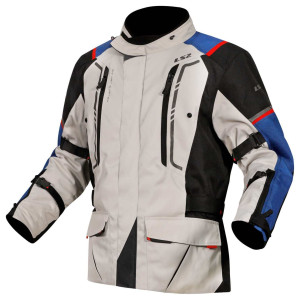 LS2 NARVIK MAN Motorradjacke blau schwarz grau rot Gr. XXL