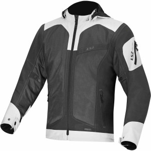 LS2 Bolton Air Motorradjacke titanium grau Gr. XL