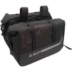 LS2 FREEDOM 20+20L Motorradkoffer wasserdicht Set mit 2