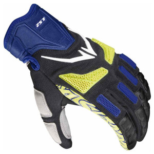 LS2 Ravin Motorradhandschuhe blau H-V gelb Gr. XL