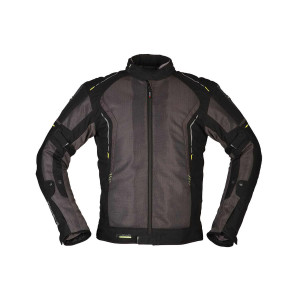 Modeka Khao Air II Motorradjacke dunkelgrau schwarz Gr. L