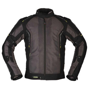 Modeka Khao Air II Motorradjacke dunkelgrau schwarz Gr. XL