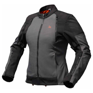 Modeka Muva Lady Motorradjacke dunkelgrau schwarz Gr. 42