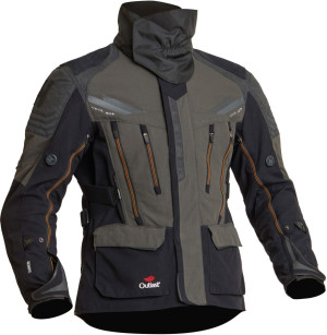 Halvarssons MORA Motorradjacke schwarz grün Gr. 56