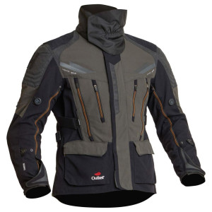 Halvarssons MORA Motorradjacke schwarz grün Gr. 56