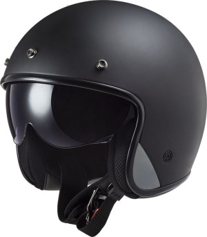 LS2 OF601 BOB II 2 SOLID schwarz matt Gr. L 59/60