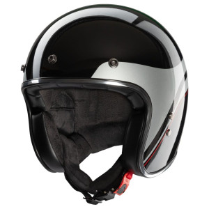 Redbike Jethelm RB-804 Evolution schwarz metallic silber Gr. M 57/58