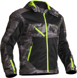 Lindstrands REXBO Motorradjacke camouflage gelb Gr. 56