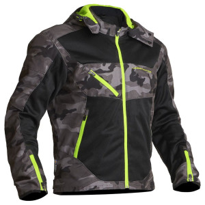 Lindstrands REXBO Motorradjacke camouflage gelb Gr. 56