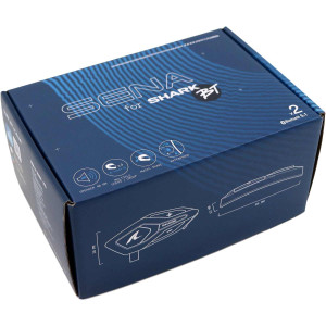 Senatooth Headset BLUETOOTH Doppelset für Shark ECE 22.06 Helme