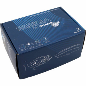 Senawave Headset MESH Doppelset für Shark ECE 22.06 Helme