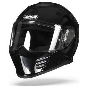 Simpson Venom Solid Schwarz Metallic Gr. XS 53/54