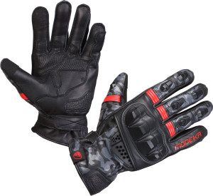 Modeka VALYANT Motorradhandschuhe schwarz rot Gr. 8 / M