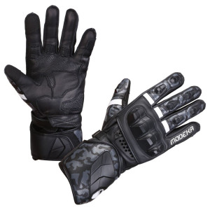 Modeka VALYANT PRO Motorradhandschuhe schwarz weiß Gr. 12 / 3XL