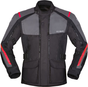 Modeka VARUS Motorradjacke schwarz dunkelgrau Gr. M