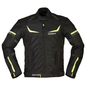 Modeka Yannik Air jacke Schwarz Neon Gr. M
