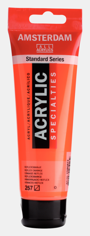 Amsterdam Acrylfarbe 120 ml Reflexorange