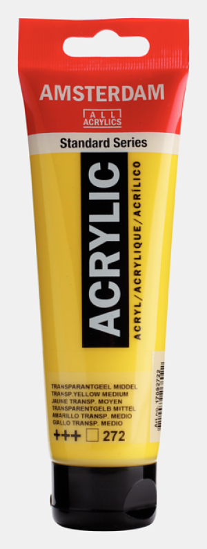 Amsterdam Acrylfarbe 120 ml Transparentgelb mittel