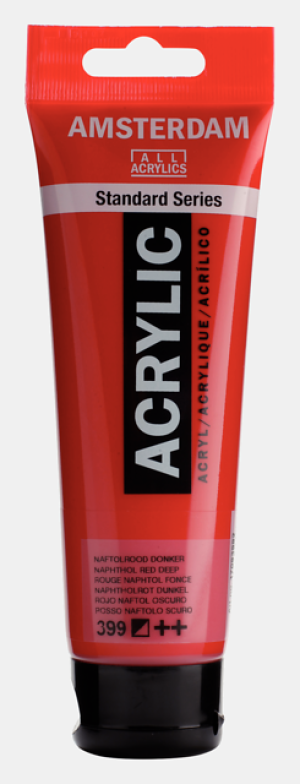 Amsterdam Acrylfarbe 120 ml Naphtholrot dunkel