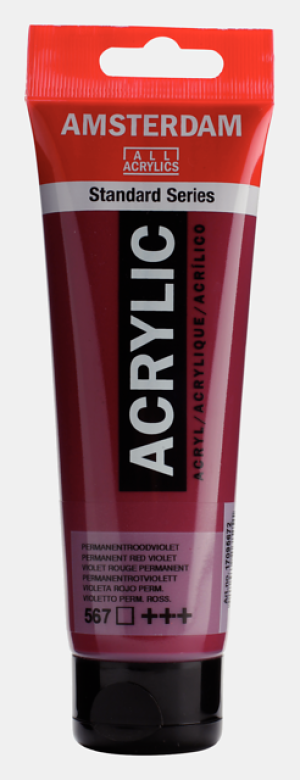Amsterdam Acrylfarbe 120 ml Permanentrotviolett