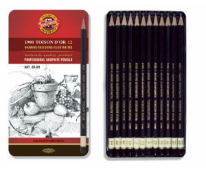 BLEISTIFTSET 1900 12er 8B-8H