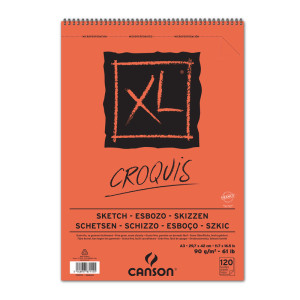 CANSON XL A3 Skizzenblock Croquis Spiralbindung oben