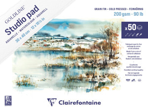 Goldline Aquarell Block 30x40 50Bl w 200g