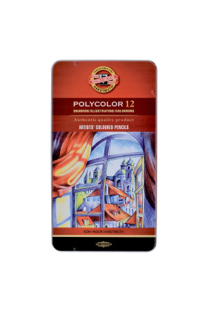 Polycolor 12er Metalletui