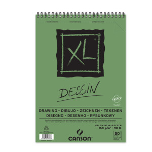 CANSON XL A4 Dessin Spiralbindung oben