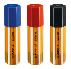 Fineliner - STABILO point 88 - 20er Big point Box zufällig in einer der 3 Farben - mit 20 verschiedenen Farben