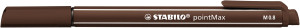Filzschreiber - STABILO pointMax - Einzelstift - braun