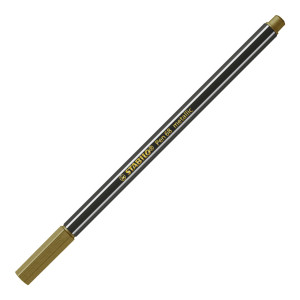 Premium Metallic-Filzstift - STABILO Pen 68 metallic - Einzelstift - gold