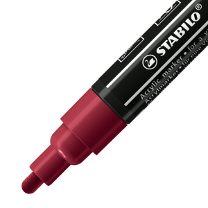 Acrylmarker - STABILO FREE Acrylic - T300 Rundspitze 2-3mm - Einzelstift - purple