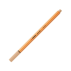 Fineliner - STABILO point 88 - Einzelstift - beige
