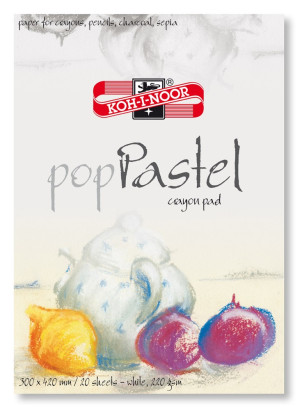Koh-I-Noor Pop Pastell Weiß 300x420mm
