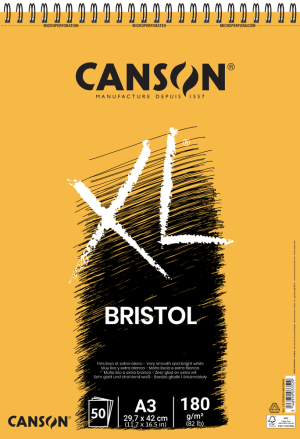 CANSON XL A3 Bristol  Spirale oben