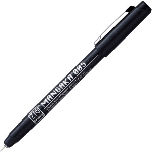 Kuretake ZIG Mangaka Fineliner Black 005