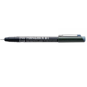 Kuretake ZIG Mangaka Fineliner Lt. Blue 01