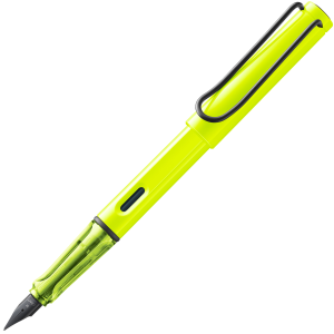 LAMY safari Füllfederhalter 0C8 neonyellow inkl. Gravur