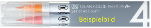 Kuretake ZIG Clean Color Real Brush Pure Colours 4er set