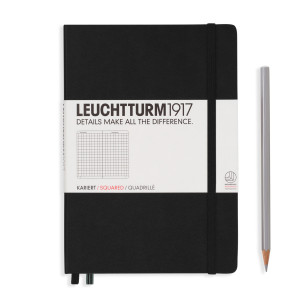 LEUCHTTURM 1917 Notizbuch Kariert Medium ( A5 )