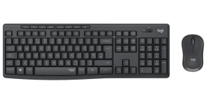 Logitech MK295 Silent trådlöst tangentbord och mus black