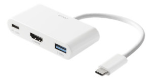 Deltaco USB-C Multiport till HDMI-adapter med USB/USB-C PD 100W 4K@30Hz 2K@60Hz
