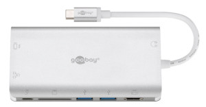 Goobay USB-C Dockningsstation Multiport med HDMI/VGA/LAN/2xUSB/60W